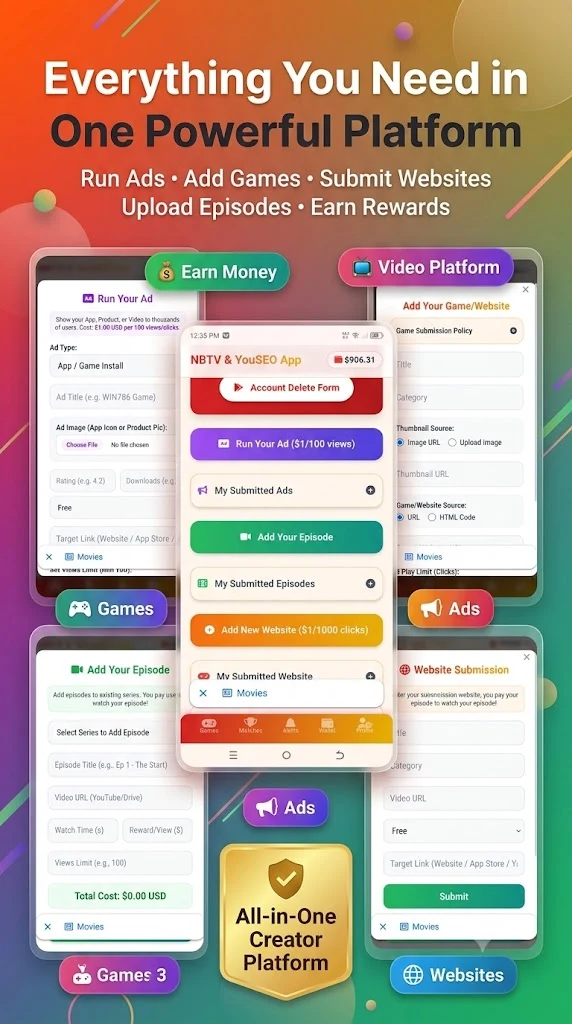 nb tv: Nb Tv Earn & Rewards screenshot